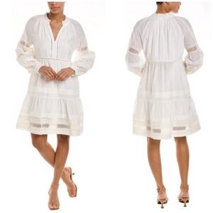 Marie Oliver Sheridan Dress Cool White Size M Cottagecore Prairie